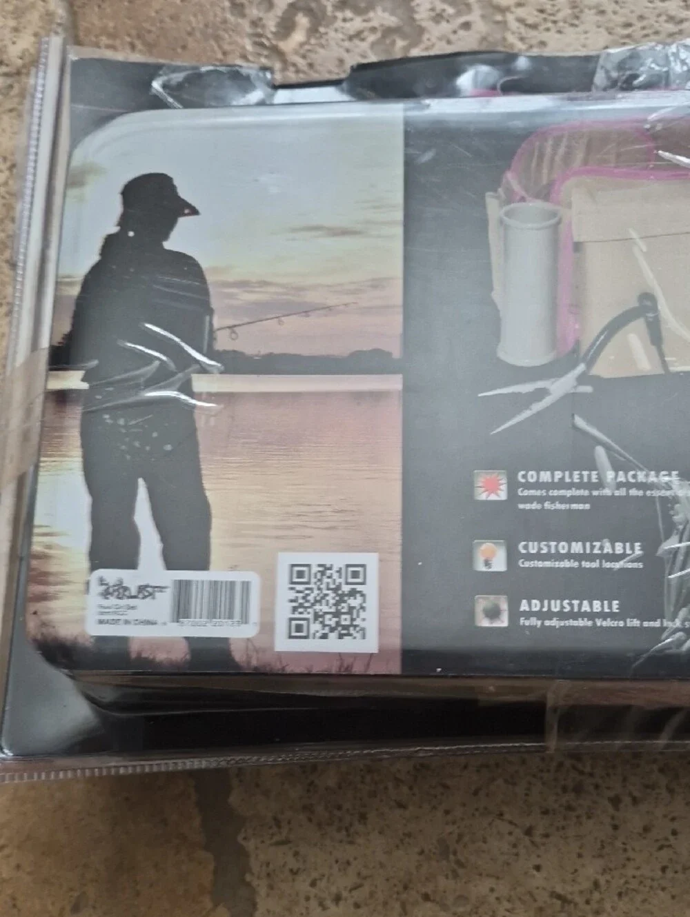 Wading Belt with Float - Pink and Tan